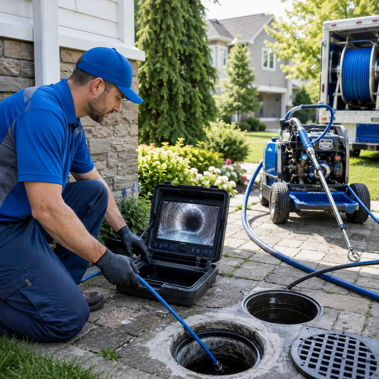 Outdoor drain cleaning professionals serving Malta, IL